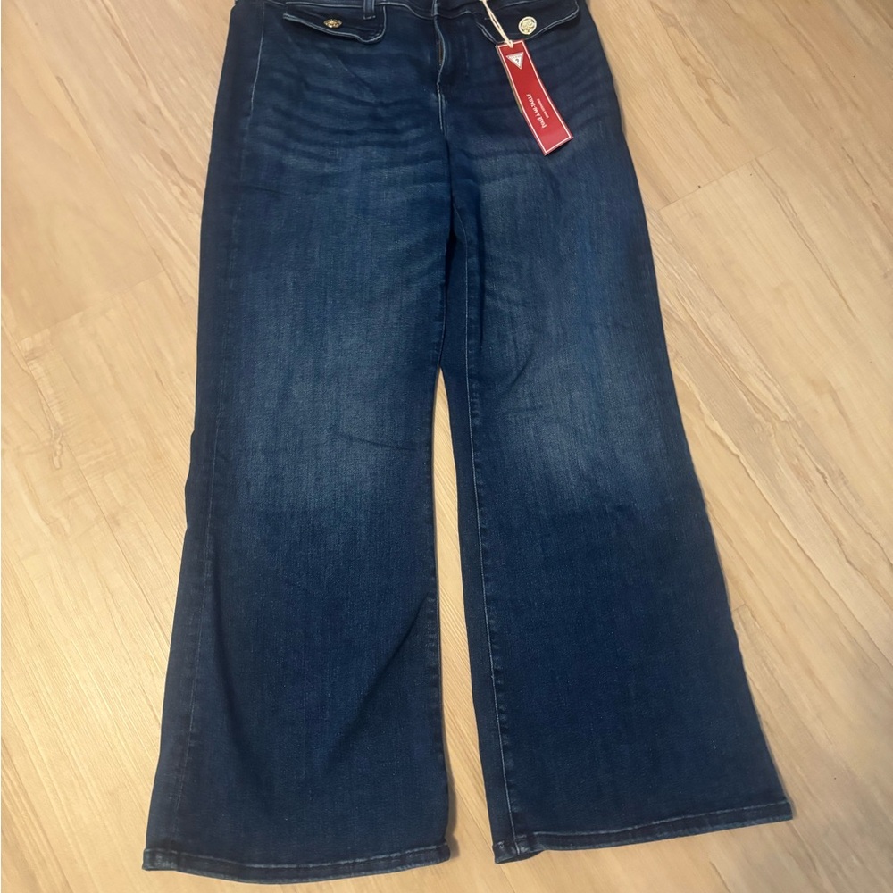Guess Indigo Wide Leg Jeans